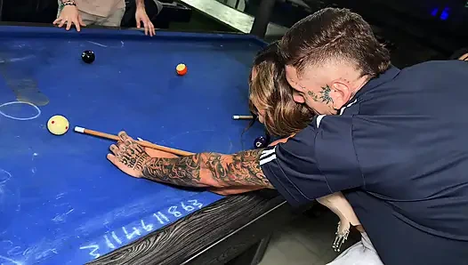 My friend and I are playing bottle we end up being a great!