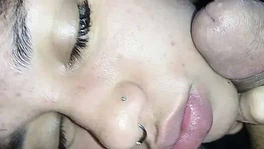 CREAMPIE ON THIS NAUGHTY BITCH'S FACE