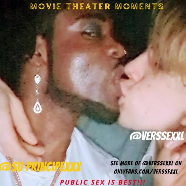 Erotic Interracial Kissing in Public Theater