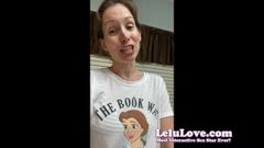 Lelu Liebes-Vlog: Ich habe Stillzeit beim Spermaspiel eingesperrt