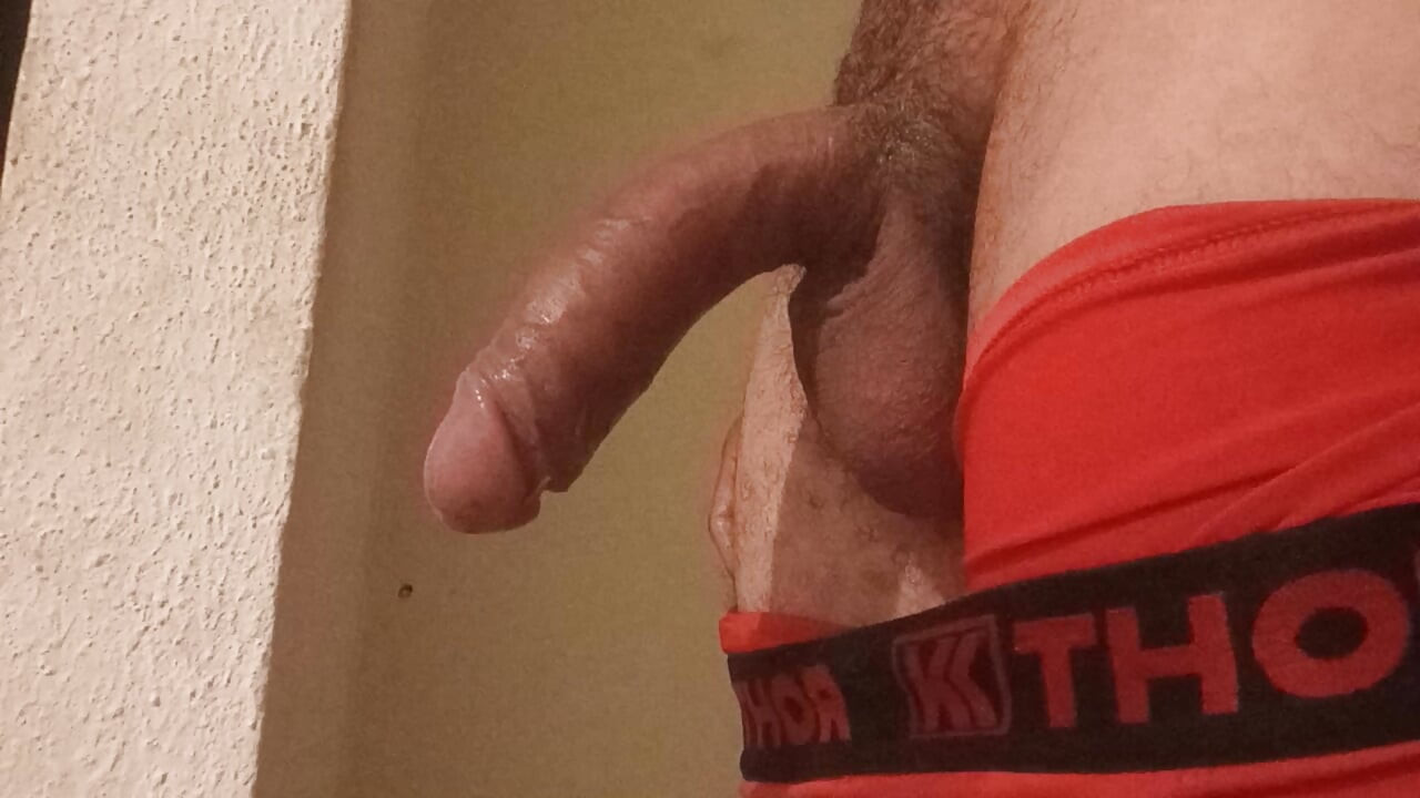 Kneeling cuckold gay is breast the male of the wife