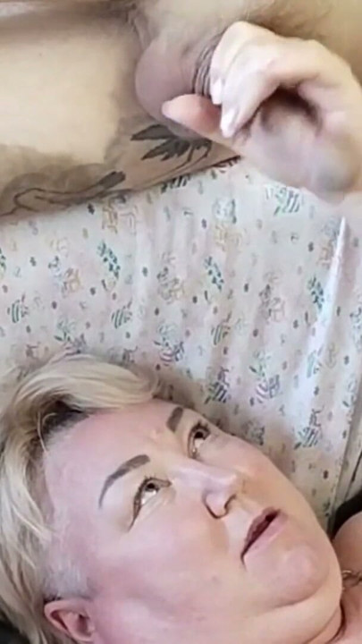 I jerk off my cock and cum in my stepmom's mouth | Clip 1