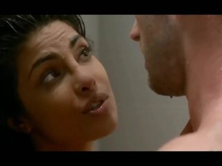 Indian Woman and White man make love in the shower