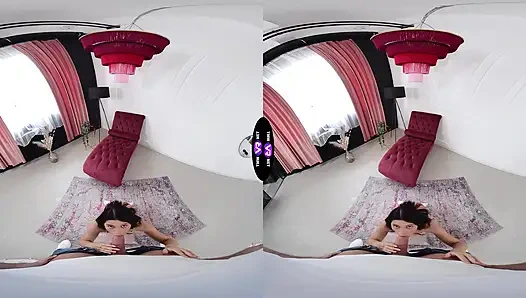 Asandra Dewy's Kinky Outfit Ends With Rough Blowjob And Fuck - TeenMegaWorld