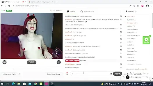 Shyyfxx Hot and Playful at Our Live Valentine's Party Part 2
