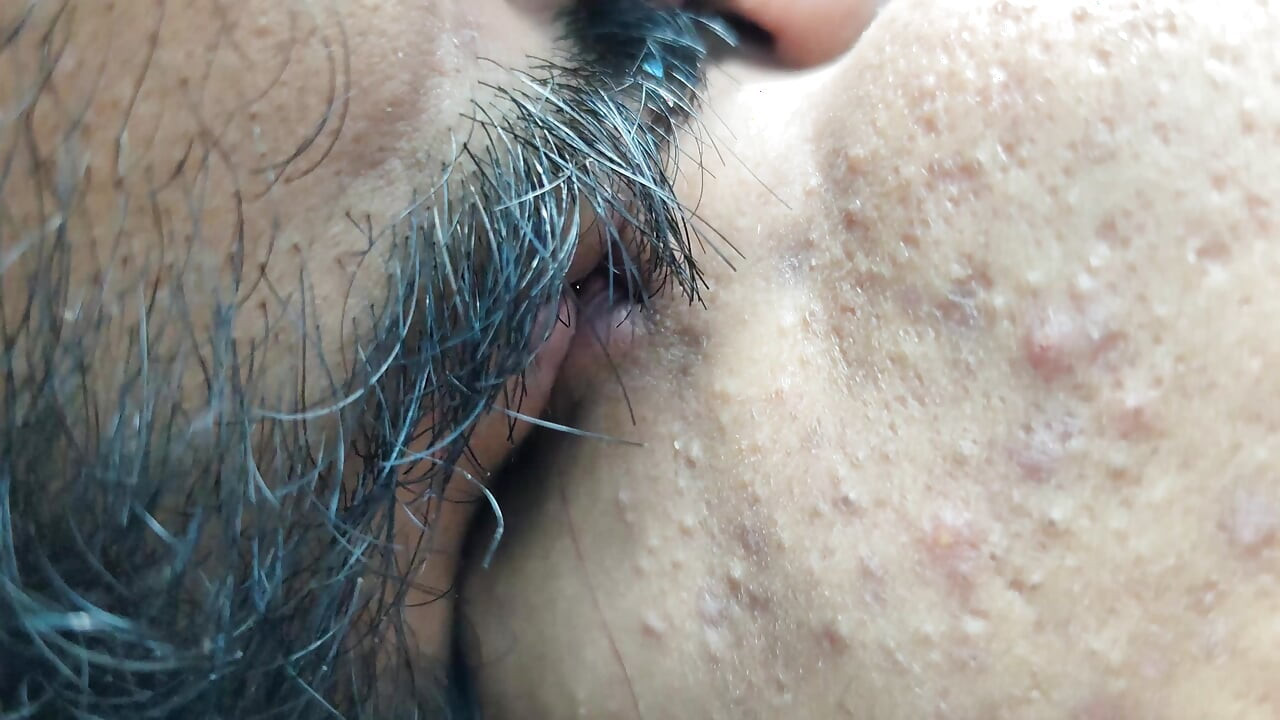 Neck kiss with lip lock in nighty