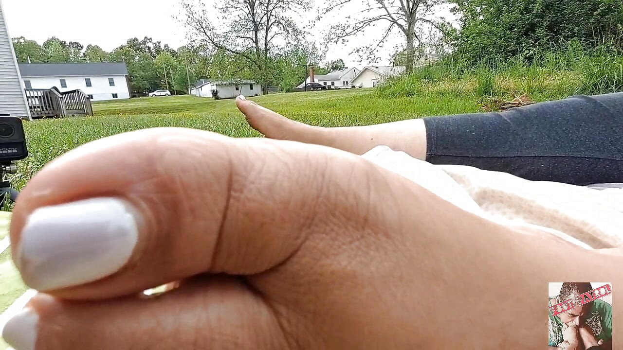 Giving Sunny12s Professional Masseuse an Overdue Foot Massage N Feet Sucking
