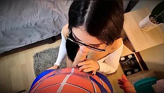 HORNY OTAKU GIRL IN HUGE ASS AND TIGHT PINK PUSSY GETS FUCKED BY SPIDERMAN