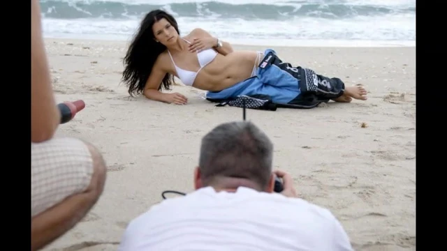 Danica Patrick on Beach