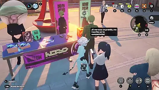 Маленькая и красивая японская девушка они, возбуждается и раздевается, делая мой хуй твердым (игровой процесс в Zenless Zone Zero 4)