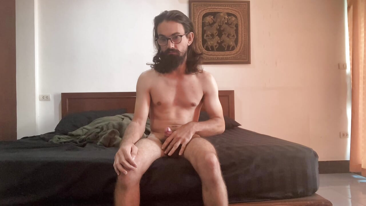 Guy With Cerebral Palsy has been Edging His Big Dick