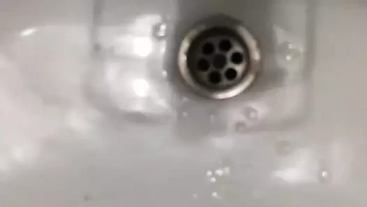 Huge cum splash on glasses!