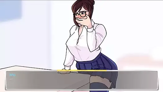 Academy 34 Overwatch (Young & Naughty) - Part 36 Fucking Mei My Teacher By HentaiSexScenes