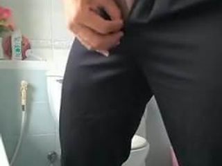 Jerking off in suits