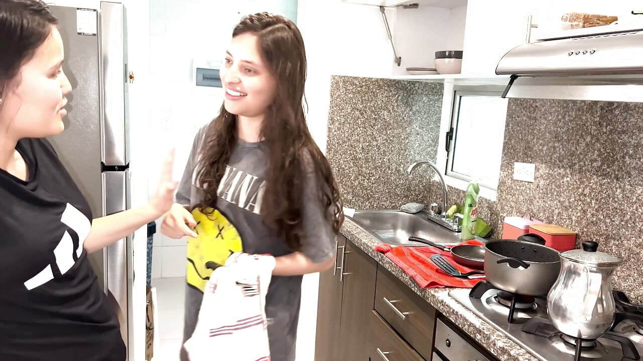 We have fun touching each other's ass and vulva