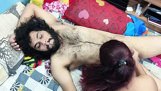 Горячий минет с замком для губ