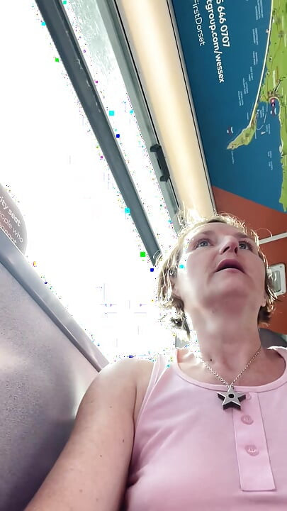 Commando in a miniskirt gives easy pussy access on the bus, and makes my fingers smell amazing!