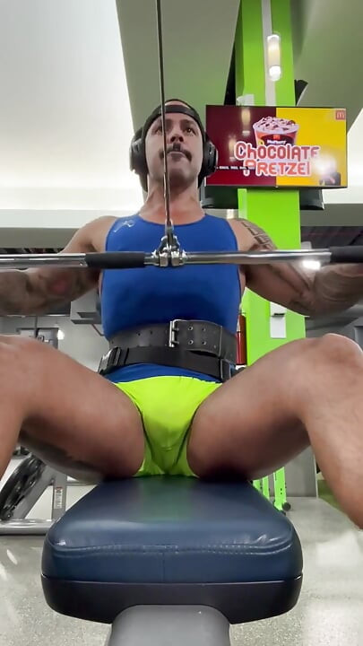 I Love to Wear Spandex for Working Out at the Gym, Shower and a Good Cum Ortizjona