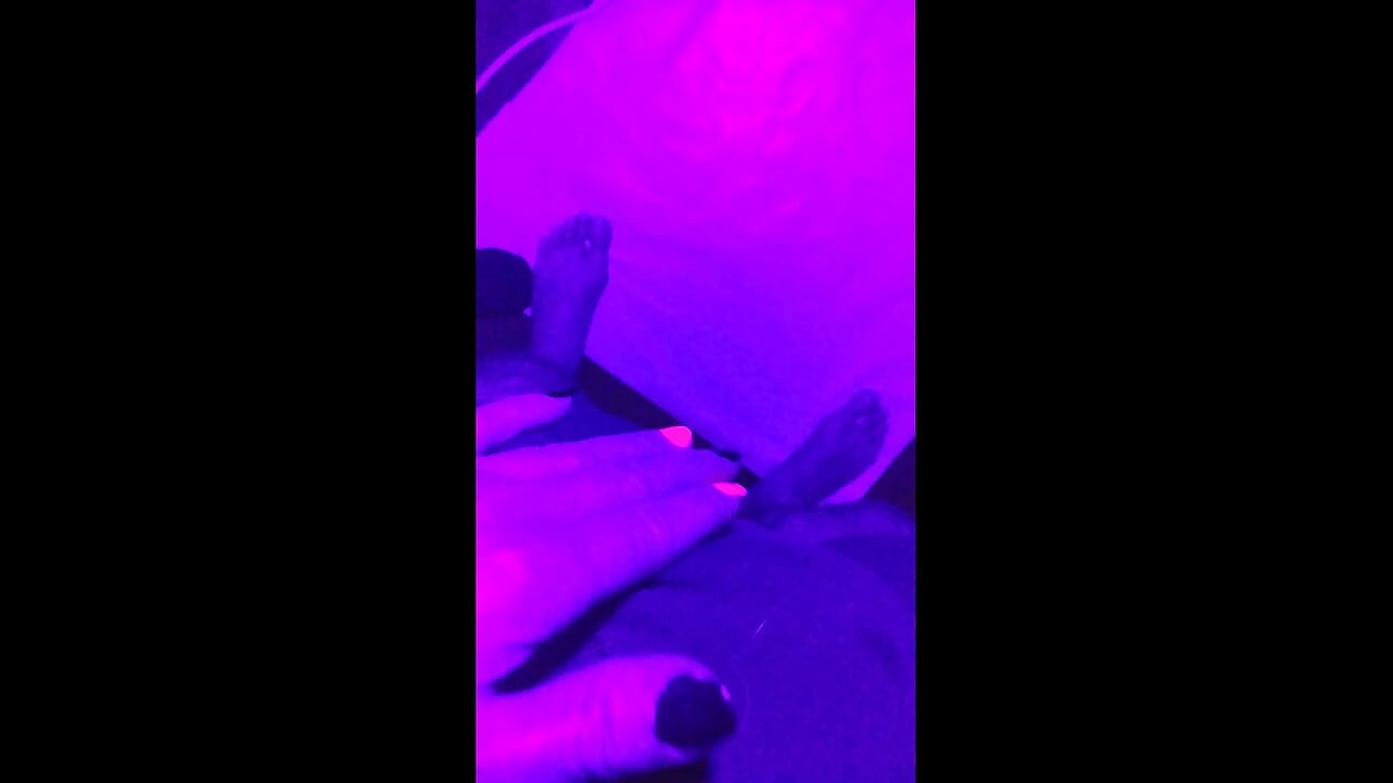 Blacklight Handjob Fun :)