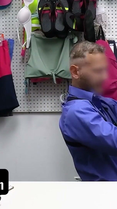 Thicc Babe Crystal Chase Lets Officer Cum On Her Massive Natural Tits In The Backroom - Shoplyfter | Clip 1