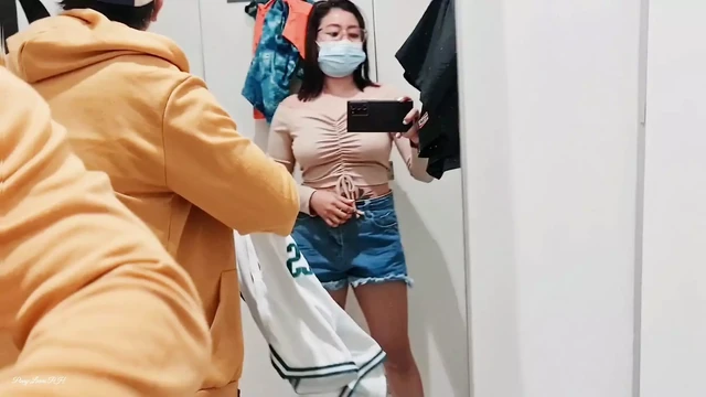 Mall Fitting Room Sex with Pinay Stepsister she&#039;s fucking Wild Risky Public Outdoor