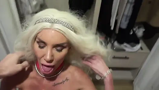 Tante bimbo toket besar ngentot keiran lee sampai crot banyak banget