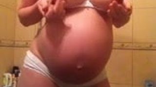 Banheiro grávida