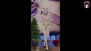 Sexy Tanz in Strümpfen (3D HENTAI)
