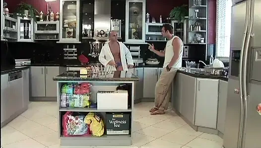 Stepmom Has Breakfast with Stepsons Cocks