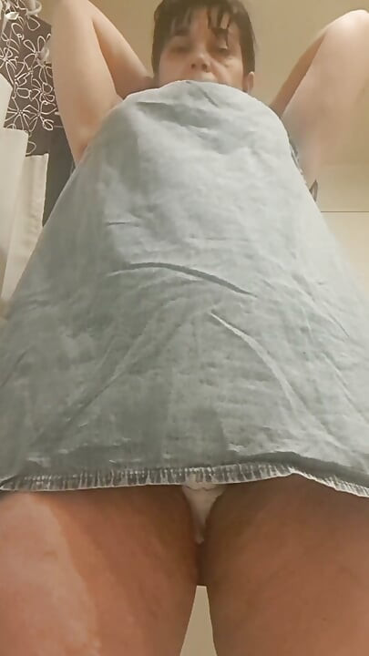 MILF Showing What's Under Her Short Dress