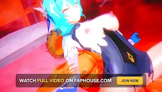 Genshin etkisi - Eula'nın yoğun sikiş seansı - sert dölleme ve ıslak fışkırtma - 3 boyutlu hentai Animation.mp4