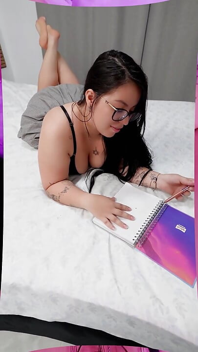POV Help Me with My Anatomy Homework? and I'll Reward You with My Pussy
