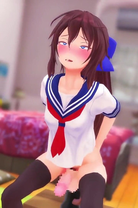 Hikari 与大假阳具 futa 人妖