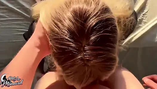 Lass mich diesen schwanz lutschen! POV-spaß mit mila
