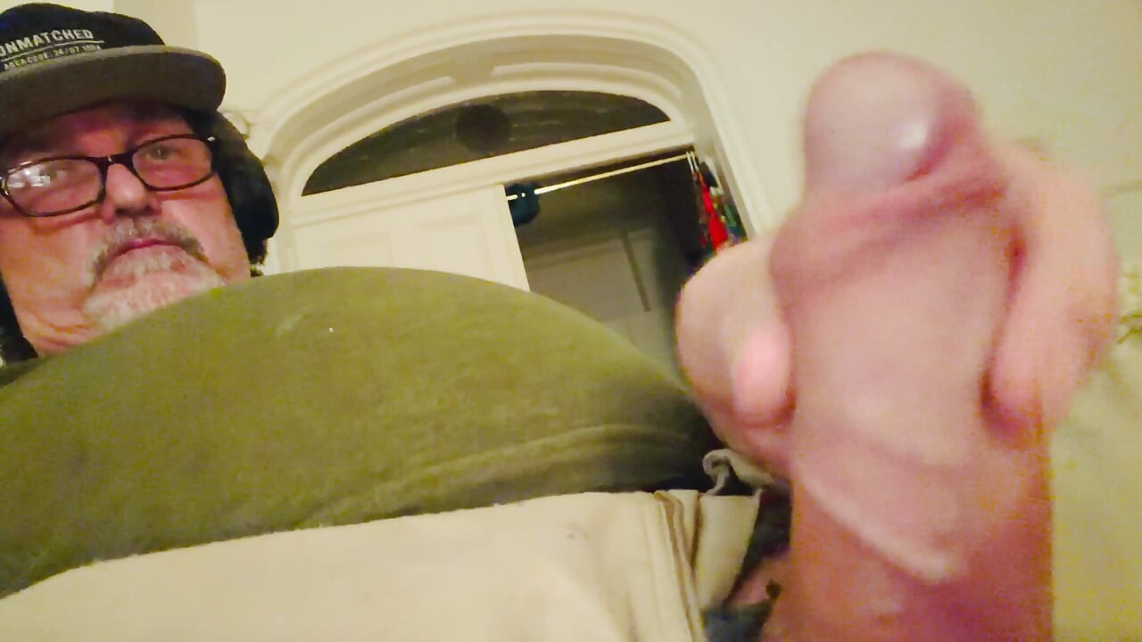 Father stroking his penis for stroking’s sake