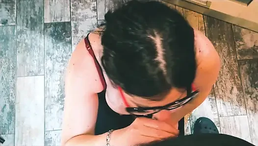 Unfaithful Wife Covered in Cum