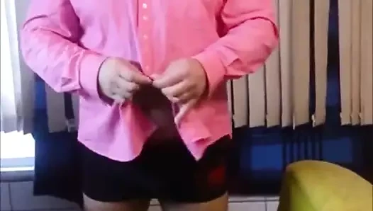 Sıcak baba ayı striptizci