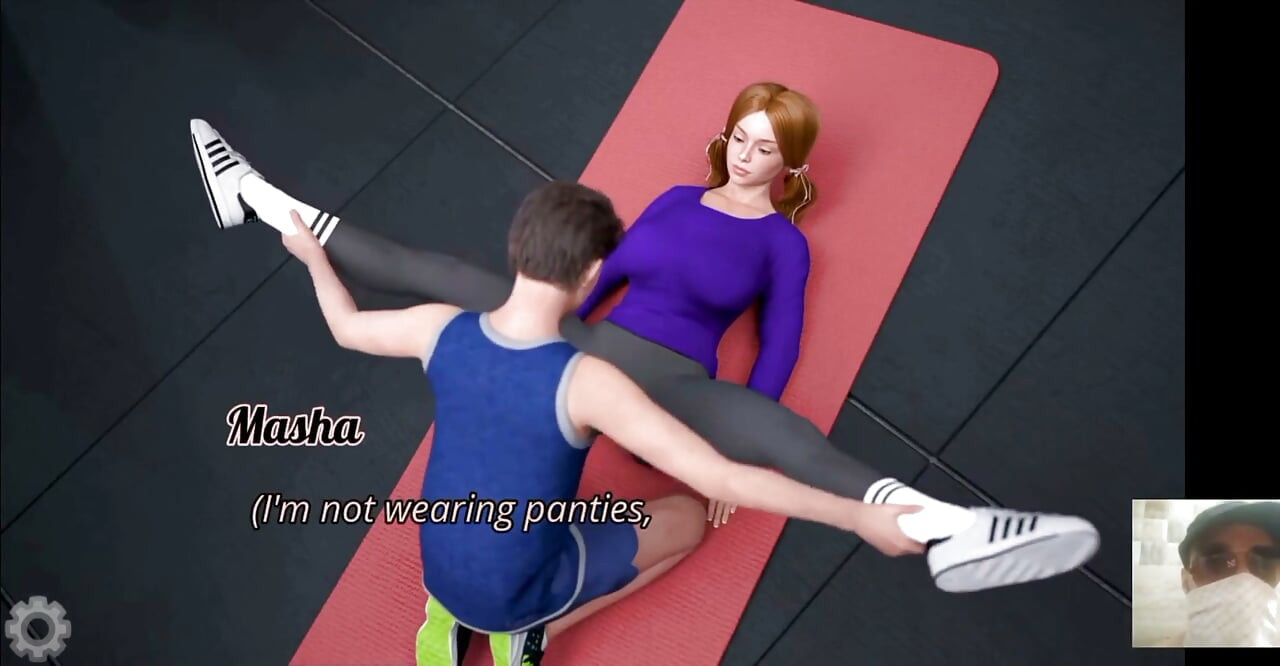 Workout Lesson with a Hot Girl Turned Into Fucking Lesson Until We Are Caught!