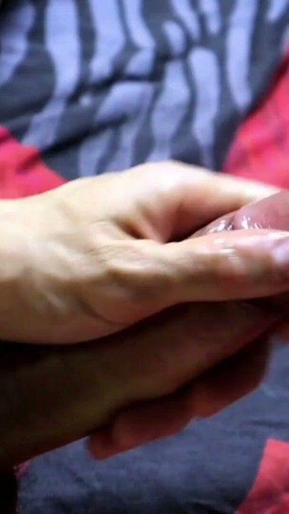the penis becomes very hard and begins to flow profusely on abstinence | Clip 1