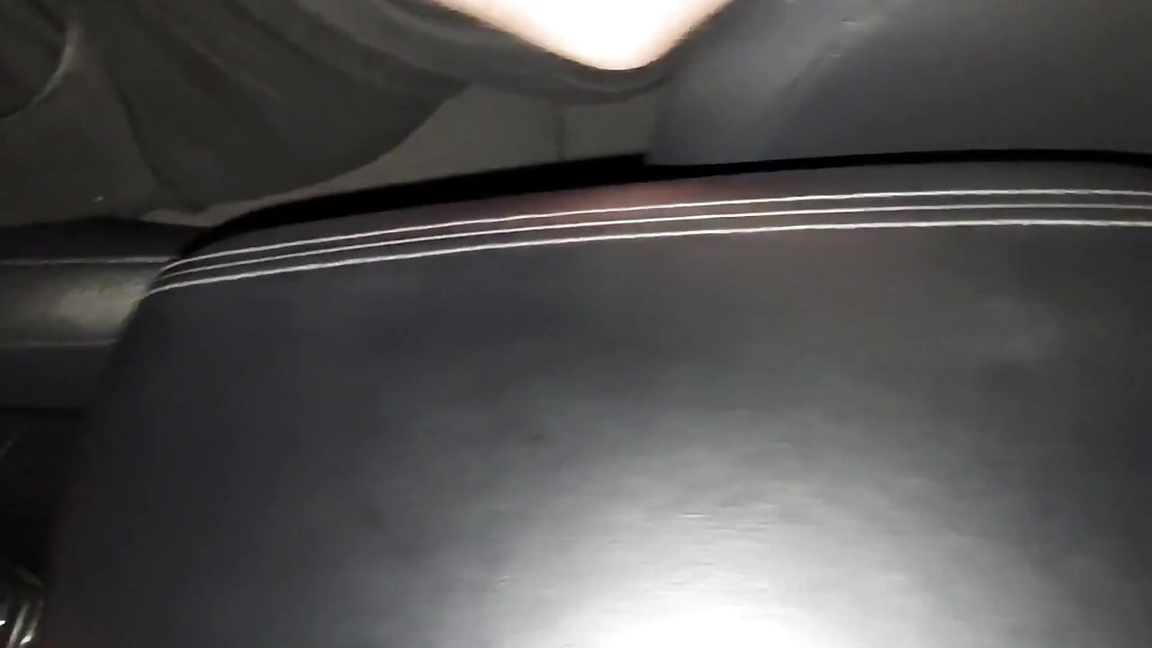 Mature Stepmom with Big Tits in Nylon Stockings Spreads Her Legs in Front of Her Stepson in the Car in Public