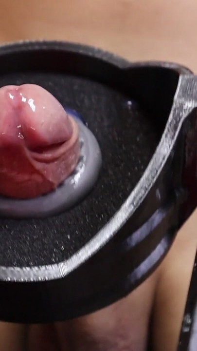Testing a new BDSM machine for hard masturbation and intense orgasms! | Clip 1