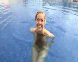 Cherry Healey skinny dipping