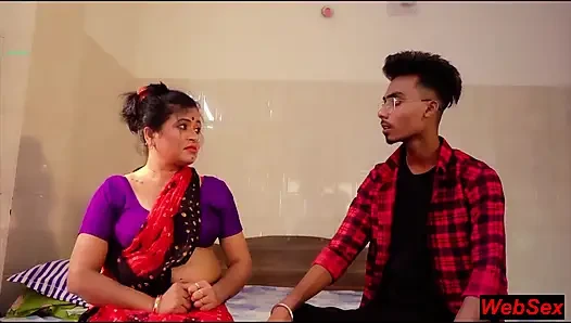 College Boy Fucks New Maid Bhabhi Alone at Home! Hindi Hardcore Sex
