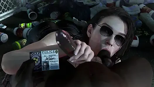 Jill Valentine hücrede sert sikiliyor - 3 boyutlu animasyon