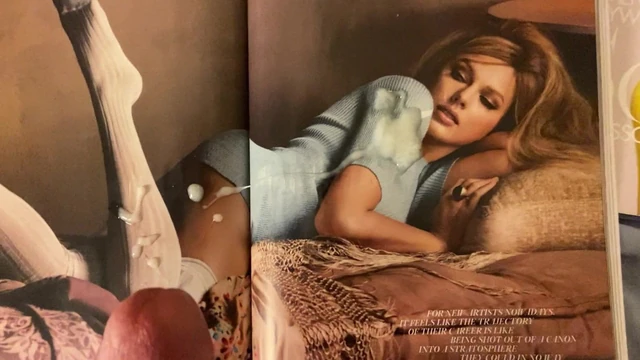 Cumming for Taylor Swift and licking it up 19