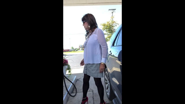 Stopping at the Gas Station after work
