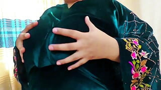 Naughty Stepsister Teases Stepbrother with Her Juicy horny figure - Yemeni Arab Wife cheating Her Husband with stepbrother