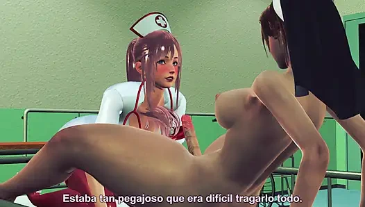 Krankenschwester fickt ihren futanari-patienten im zimmer - HENTAI 3D