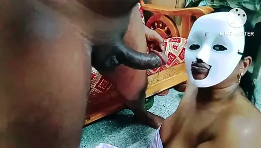 Pacar tamil tamil nyepong kontol dan telan sperma hangat untuk sahabatnya sambil ngomong closeup