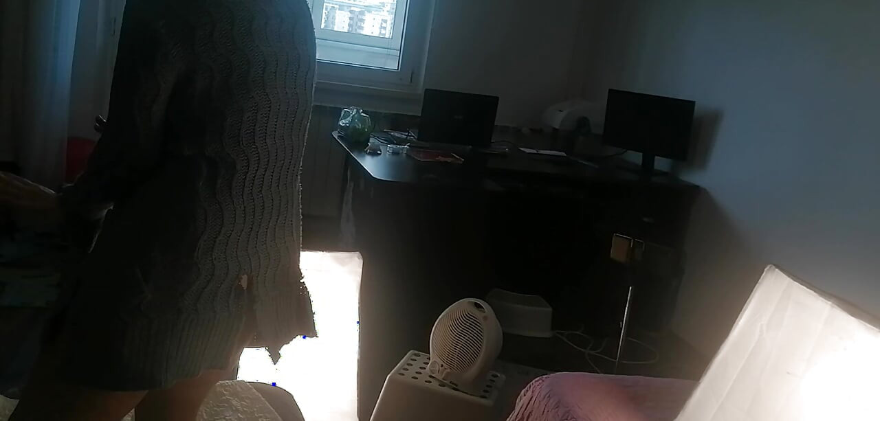 Sexy woman with hairy dancing naked. Woman with hairy, big, big ass. Amateur milf massages herself with a vibrator
